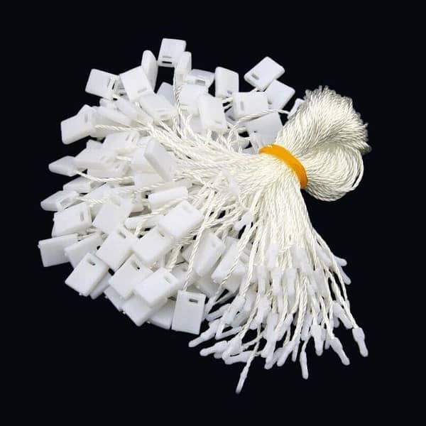 Clothing Tag Hang Tag String for Garments (White) – 1000 Pcs