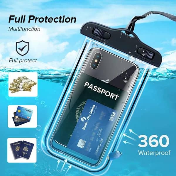 Universal Waterproof and Rainproof Underwater Phone Cover Pouch