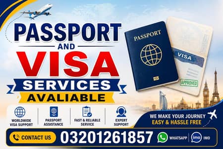 All visa and passport service available