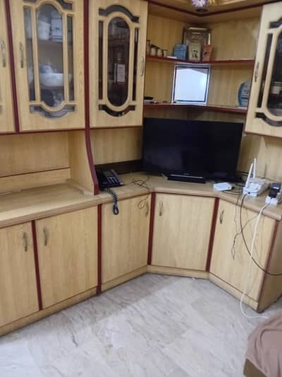 L-shaped showcases for sale