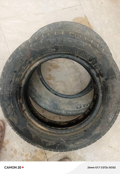 4 tyres sale 145/80/13 new hai almost jo company fitted atay hai