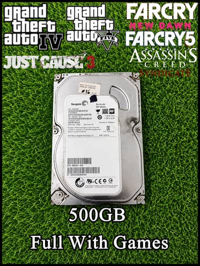 500 GB Hard Disk Full With Games