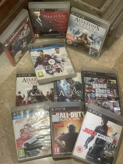 Ps3 games.  12 cds