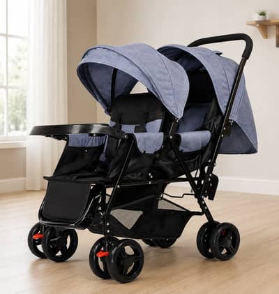 Twin Stroller | Baby pram | Kids Pram | pushchair | Imported baby pram