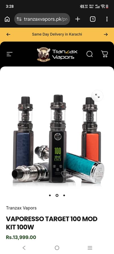 Target 100 Vaporessor for 18+