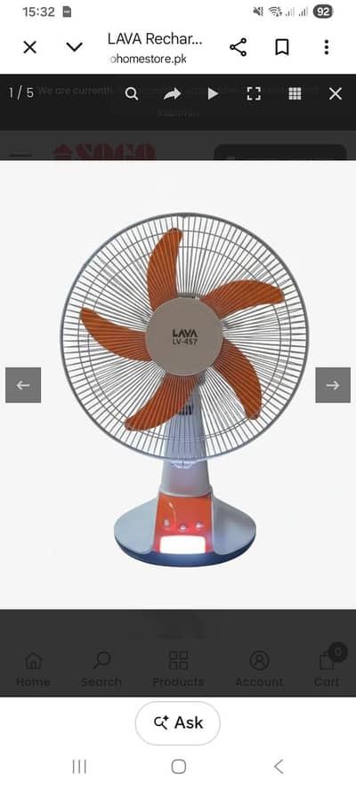 Sogo new fan only 9000