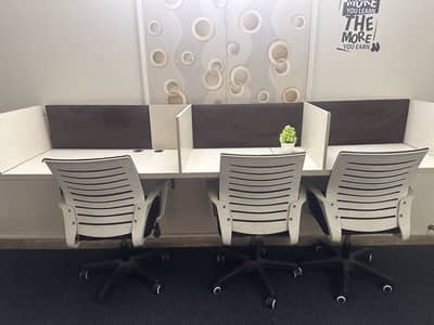 Office Workstations & Chairs – Complete Setup for Sale
