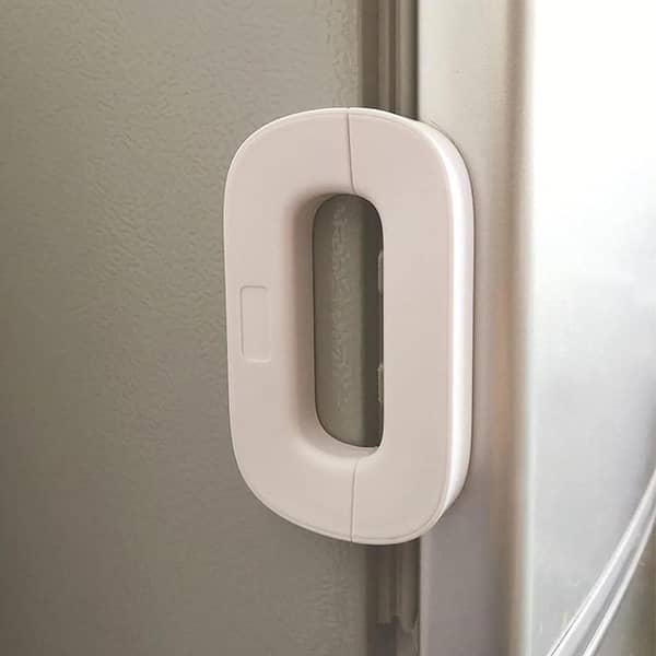 Refrigerator Lock for Child Safety | Strong Adhesive Baby Proof Lock (No Drilling)