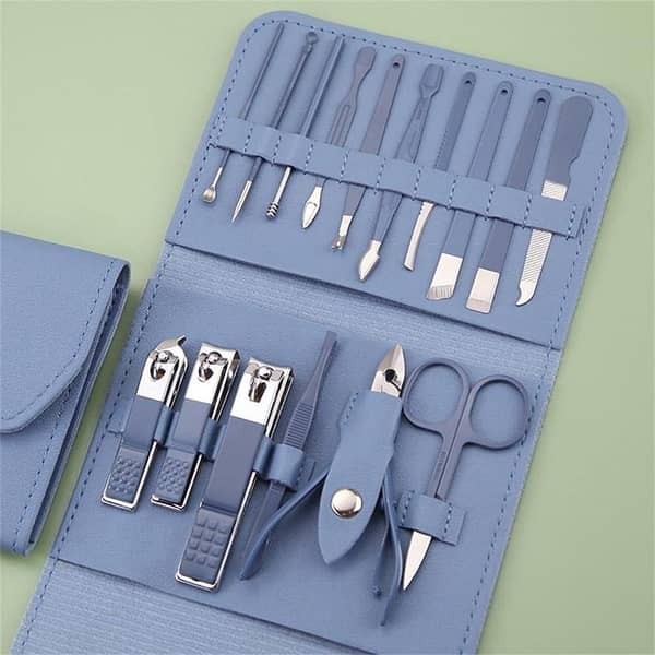 Professional Manicure & Pedicure Kit – Nail Care Tools Set for Home, Salon, Men and Women