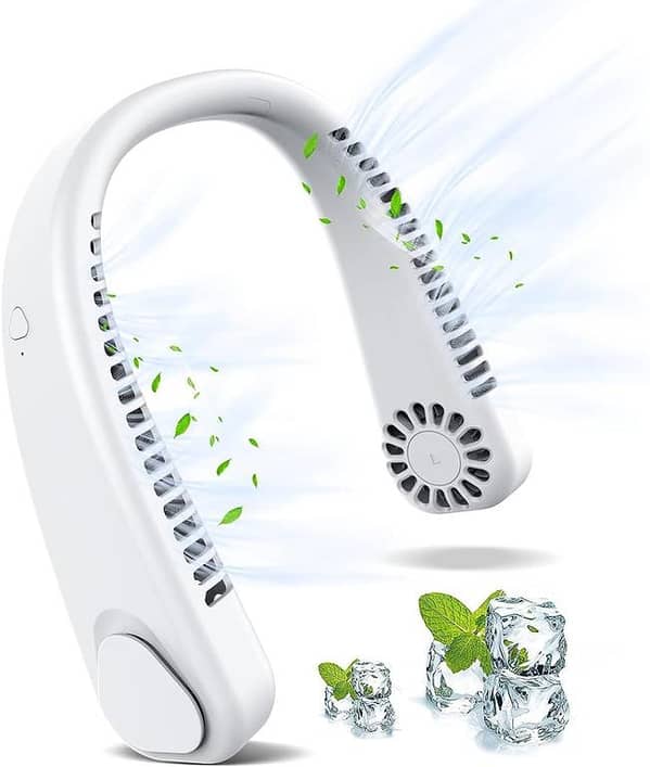 Portable Neck Fan | Rechargeable Bladeless Hands-Free Fan