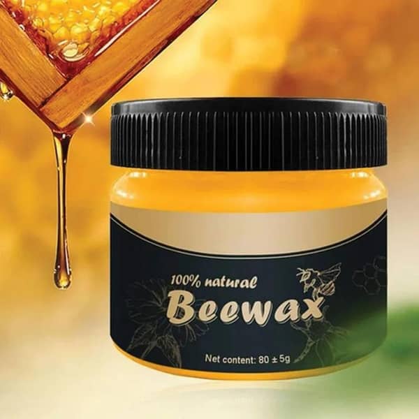 Natural Beeswax Furniture Polish – Wood Cleaner & Protective Wax for Wooden Furniture Care