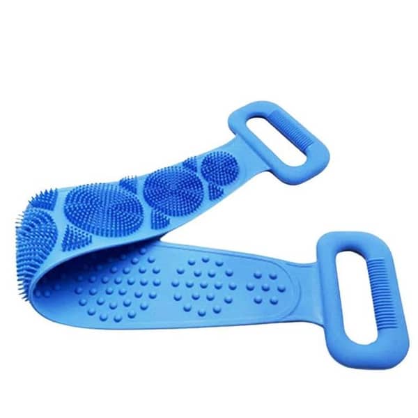 Silicone Bath Rubber Body Scrubber: Soft Exfoliating Brush for Deep Skin Cleansing