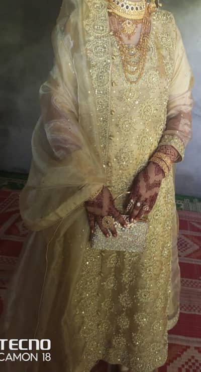 Beautiful walima maxi with purse--Origional price  17000----Only 8000