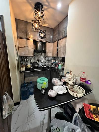Portion For Sale 2nd Floor 3 Bedroom Drawing Lounge 2 Balcony 2 Side Corner Block I North Nazimabad