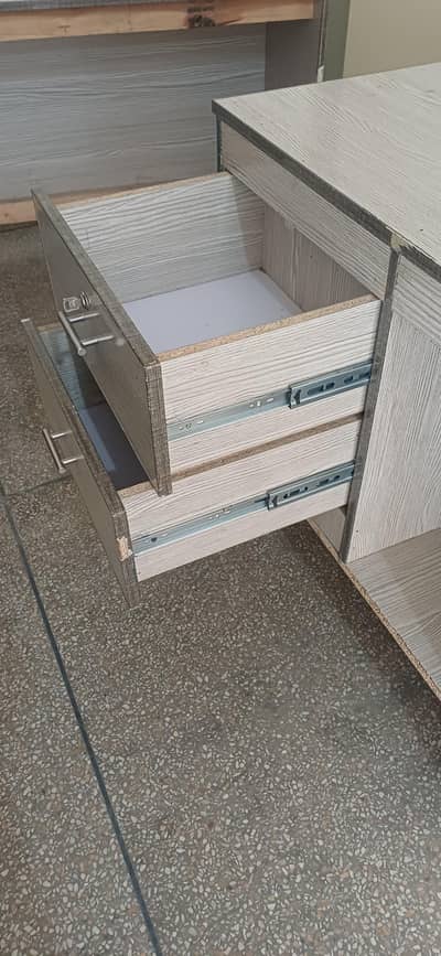 Office table double drawers