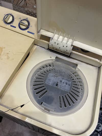 Washing machine with dryer
