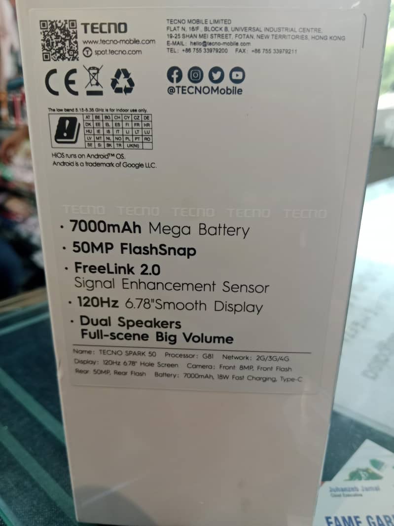 Tecno spark 50 1