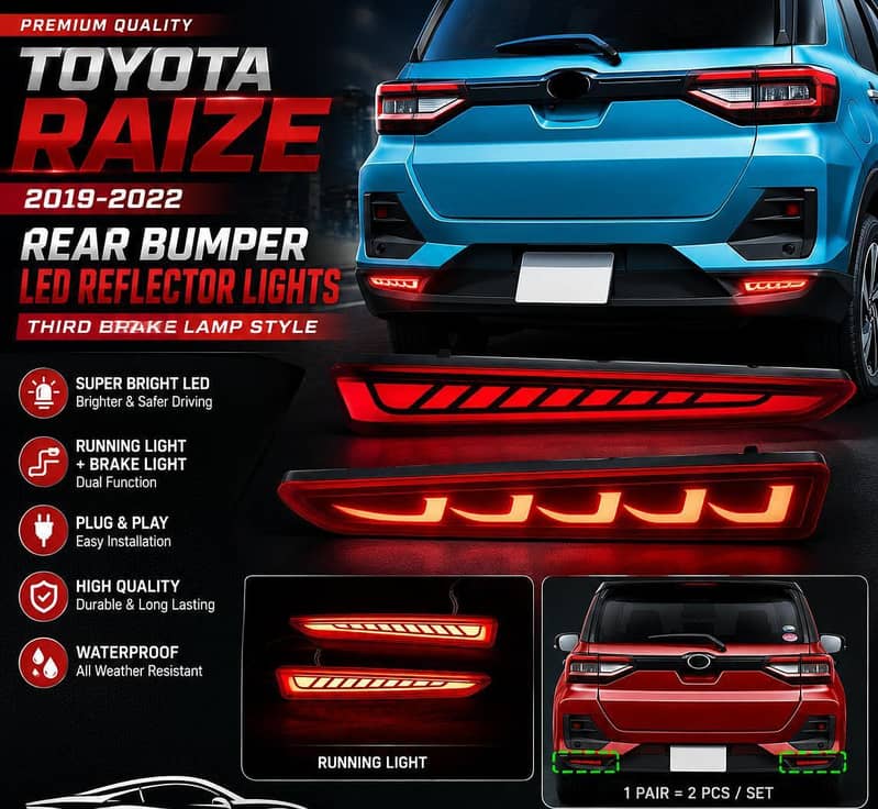 raize back light easy install 0