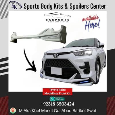 Toyota Raize Modellista body kits DRL ka sath Price 27000 DRL ke stah
