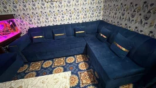 L shaped sofas for sale just 2 month used