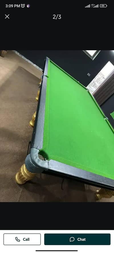 snooker table 6*12