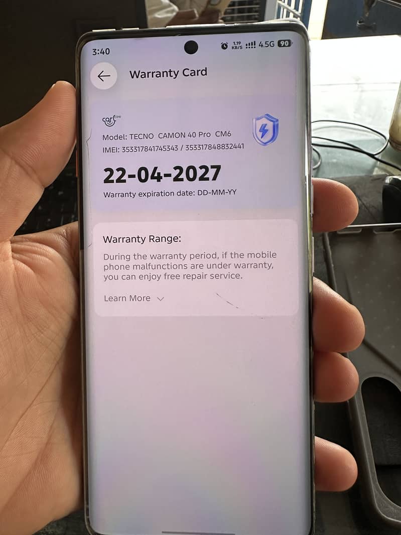 Tecno CAMON 40 Pro 2
