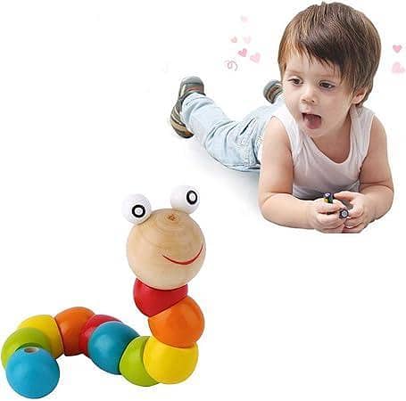 Caterpillar Wooden Toy for Kids – Early Learning Educational Toy