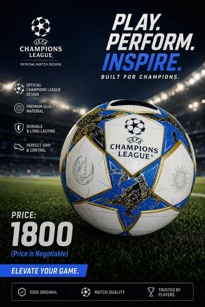 Champion League Match Ball Size-5