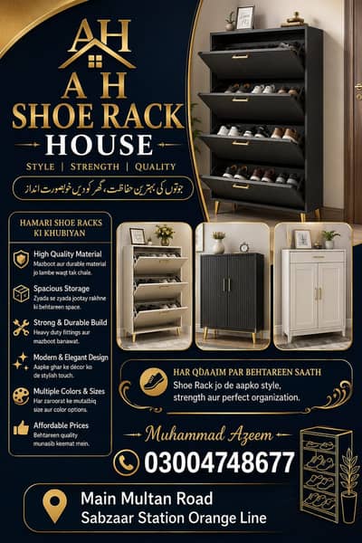 SHOE RACKS/SHOE FUURNITURE