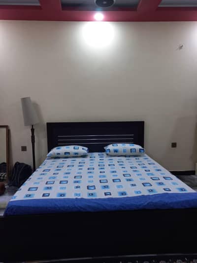 Bed and Wardrobe