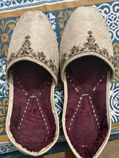 Men's wedding khussa , size 8
