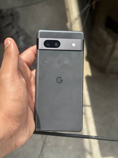 Google Pixel 7a online pta dual sim all ok phone koi issue nahi 10by9
