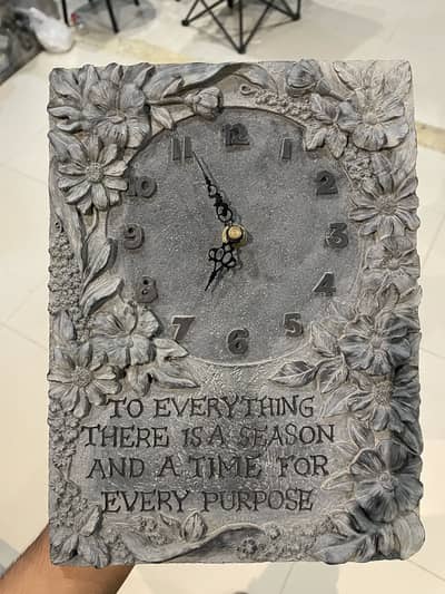 1995 Vintage Handcrafted Wall Clock