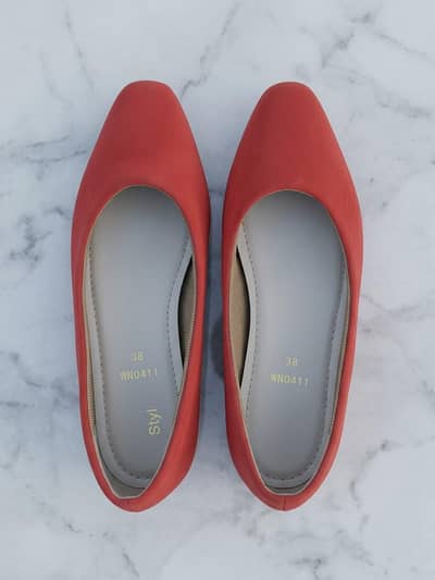 Stylo peach Flat Pumps / Court Shoes