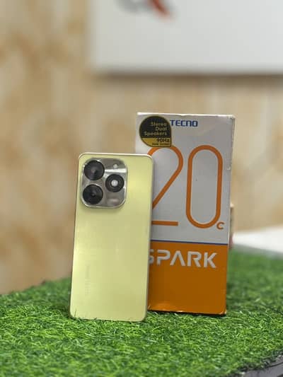 Tecno Spark 20c 4gb Ram 128 Storage With Box & Charger