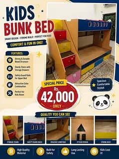 Kids Bed/ Bunk Bed/ Bunker Bed/ Double Bed/ Kids Furniture