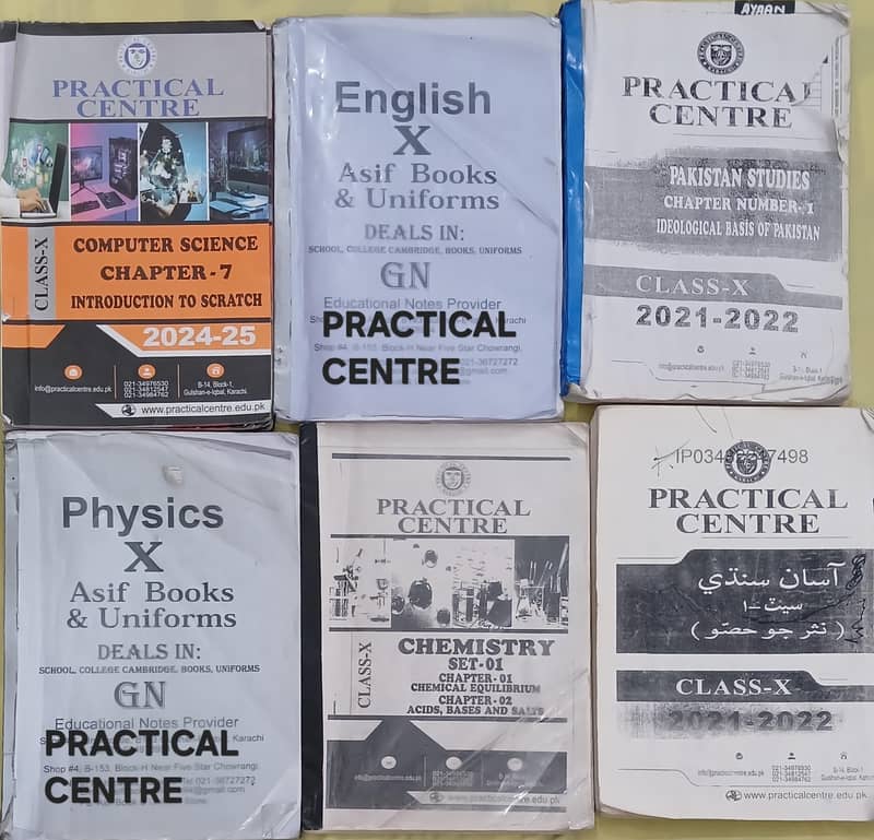 Practical Centre Notes Class X Sindh Board (Pre Engineering) 0