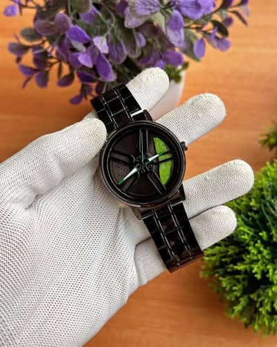 Stainless Steel Spinning Watch - Delivery Available