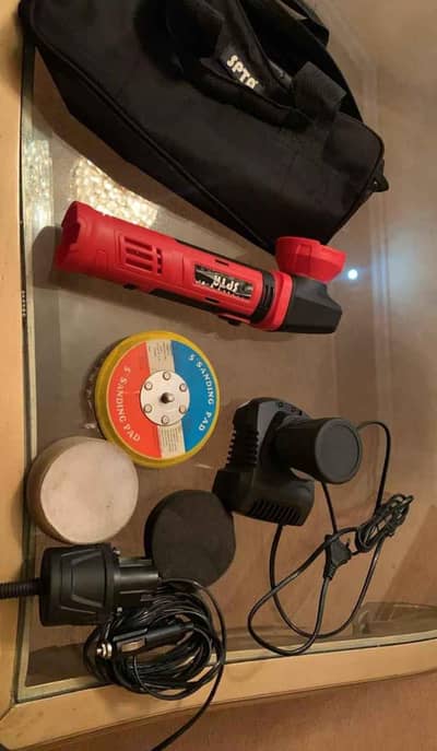 SPTA CORDLESS AND 12V CAR POLISHER MACHINE