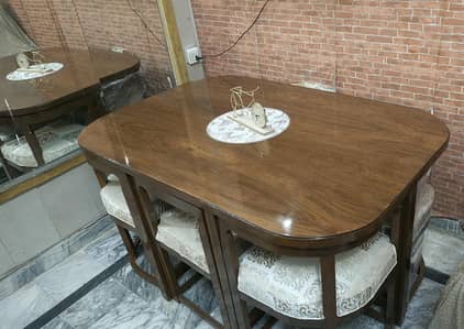6 seater pizza table