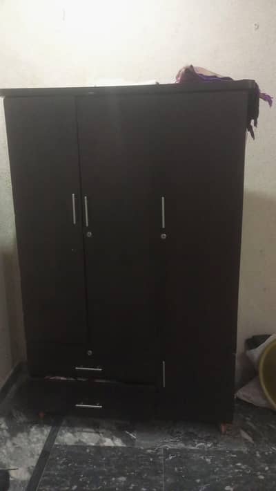 Wooden wardrobe