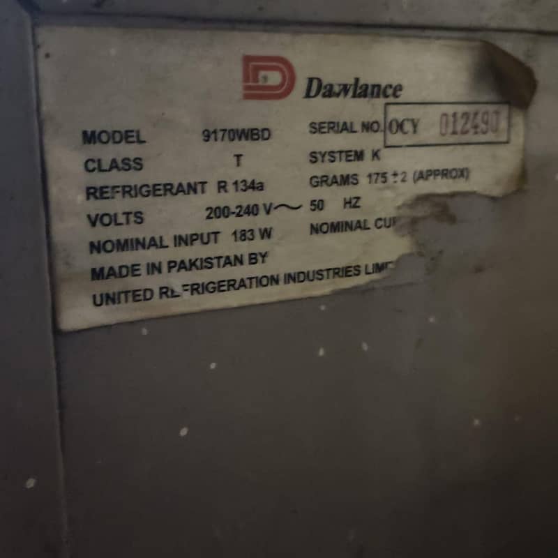 Dawlance fridge 3