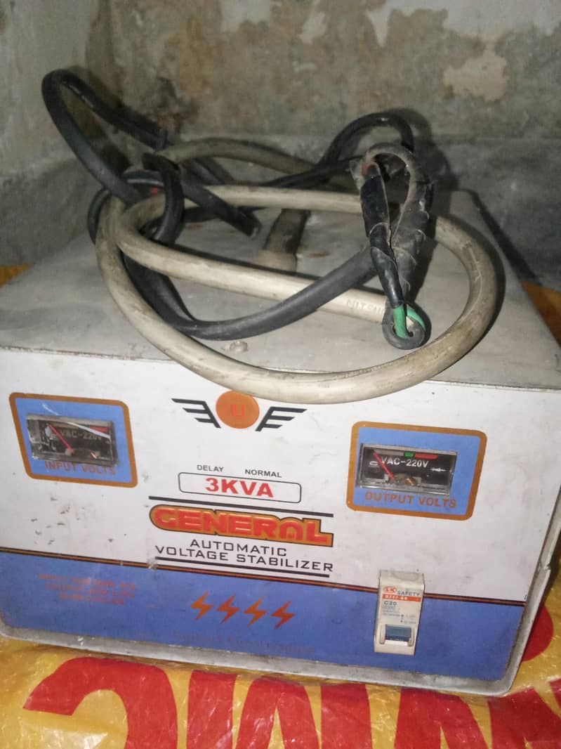 General Automatic voltage stabilizer 3KVA 0