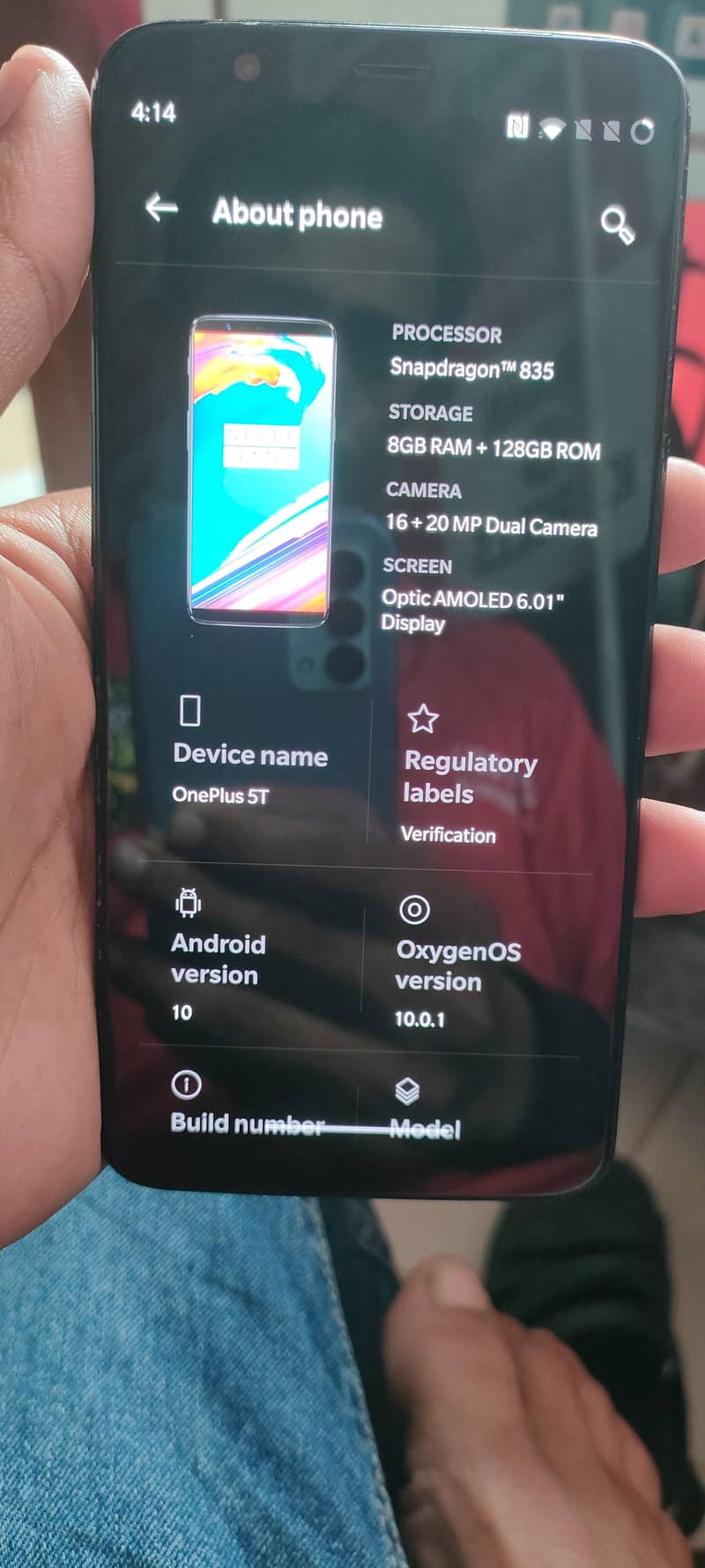 One Plus 5T 6
