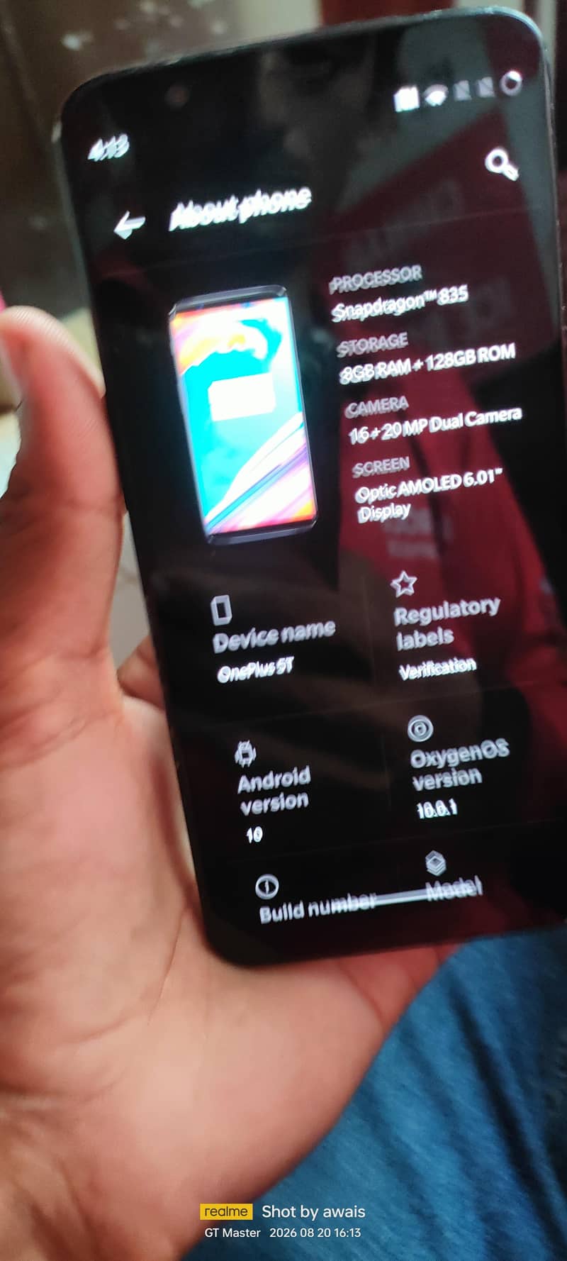 One Plus 5T 7