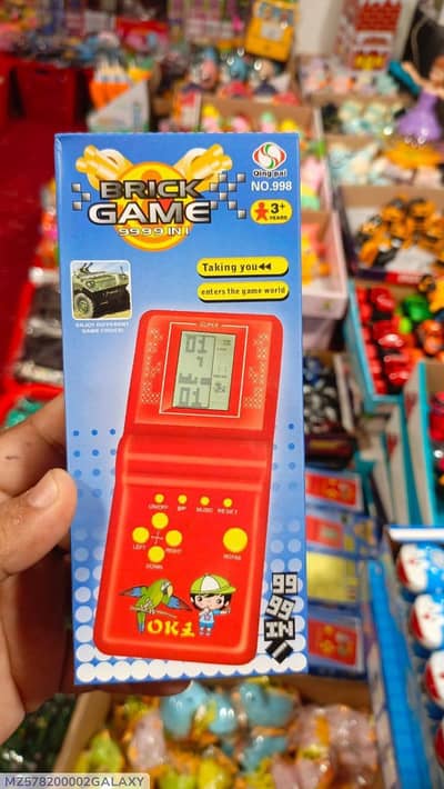 Classic Handheld Brick Game Console (9999-in-1 / NO. 998)