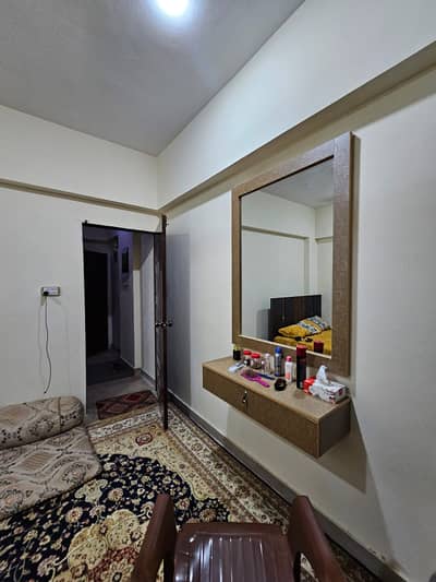 250 SQ. FT FULLY FURNISHED 1 BED LOUNGE FLAT FOR SALE | COM 3 | TOP FLOOR | BRAND NEW BUILDING | 2 LIFTS | 24/7 SECURITY