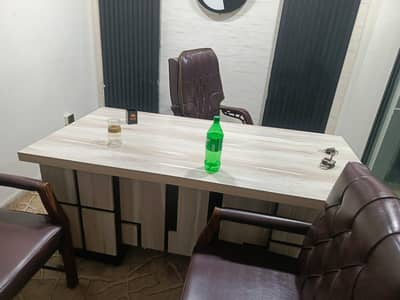 sofa and table . . office chair