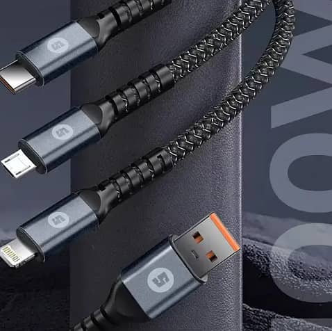 3-in-1 Charge & Sync Cable