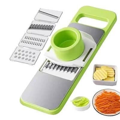 5in1 Vegetable Cutter | Multifunctional Stainless Steel Vegetable Cutter & Slicer |